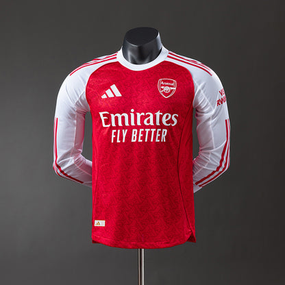 Arsenal 25-26 home kit long sleeve