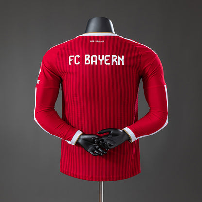 Bayern Munich 26-27 home kit long sleeve