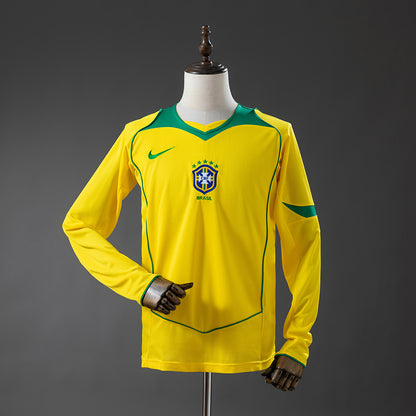 Brazil 2004 home kit long sleeve