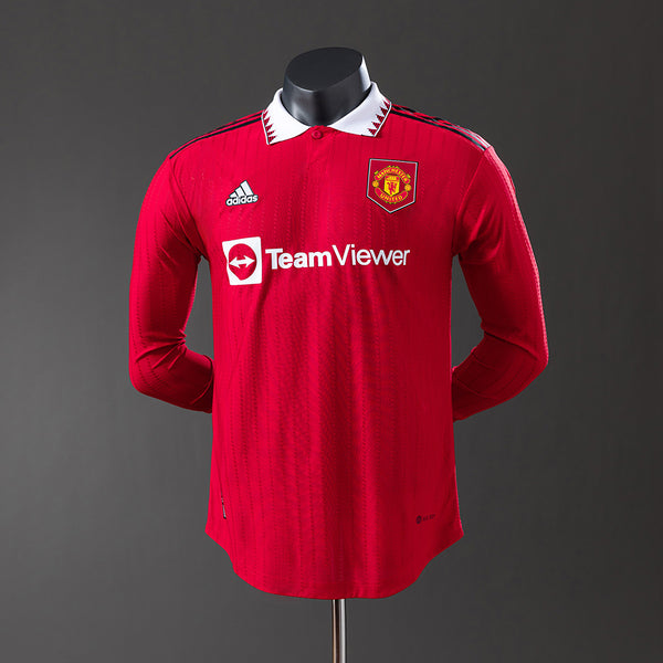 Manchester United 22-23 home kit long sleeve