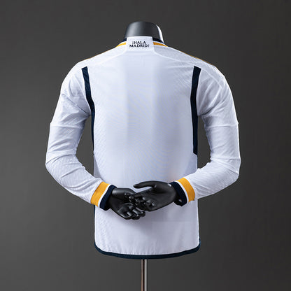 Real Madrid 23-24 home kit long sleeve