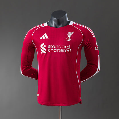Liverpool 25-26 home kit long sleeve
