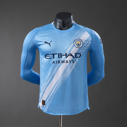 Manchester City 25-26 home kit long sleeve
