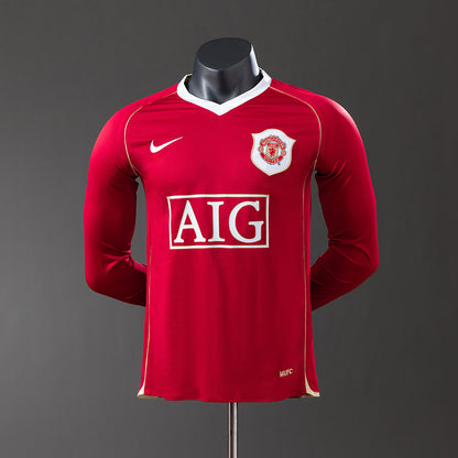 Manchester United 06-07 home kit long sleeve