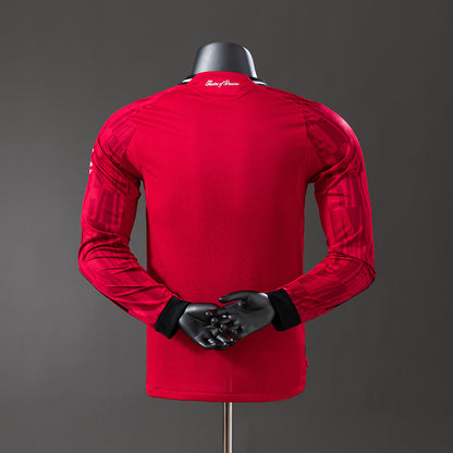 Manchester United 25-26 home kit long sleeve
