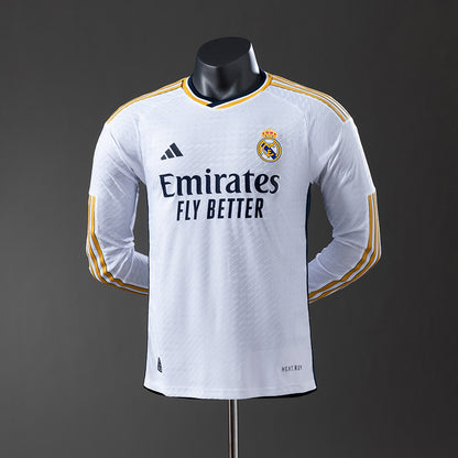 Real Madrid 23-24 home kit long sleeve