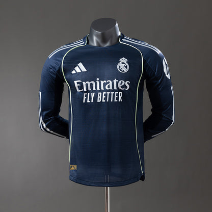 Real Madrid 25-26 away kit long sleeve