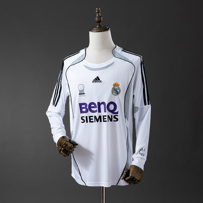 Real Madrid 06-07 home kit long sleeve
