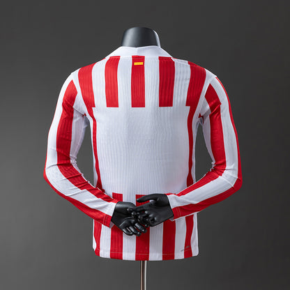 Atlético Madrid 25-26 home kit long sleeve